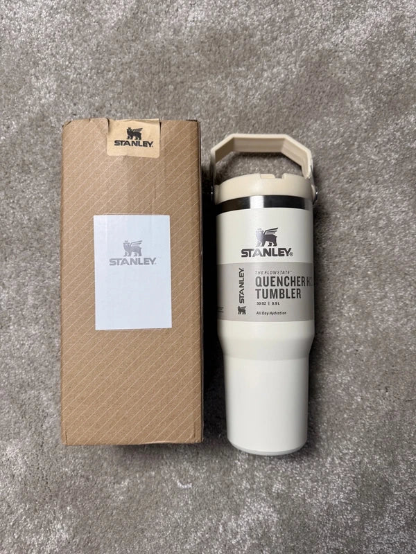 Stanley IceFlow Tumbler with Handle - Milky White