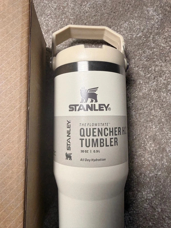 Stanley IceFlow Tumbler with Handle - Milky White