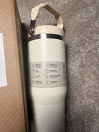 Stanley IceFlow Tumbler with Handle - Milky White