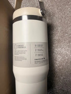 Stanley IceFlow Tumbler with Handle - Milky White