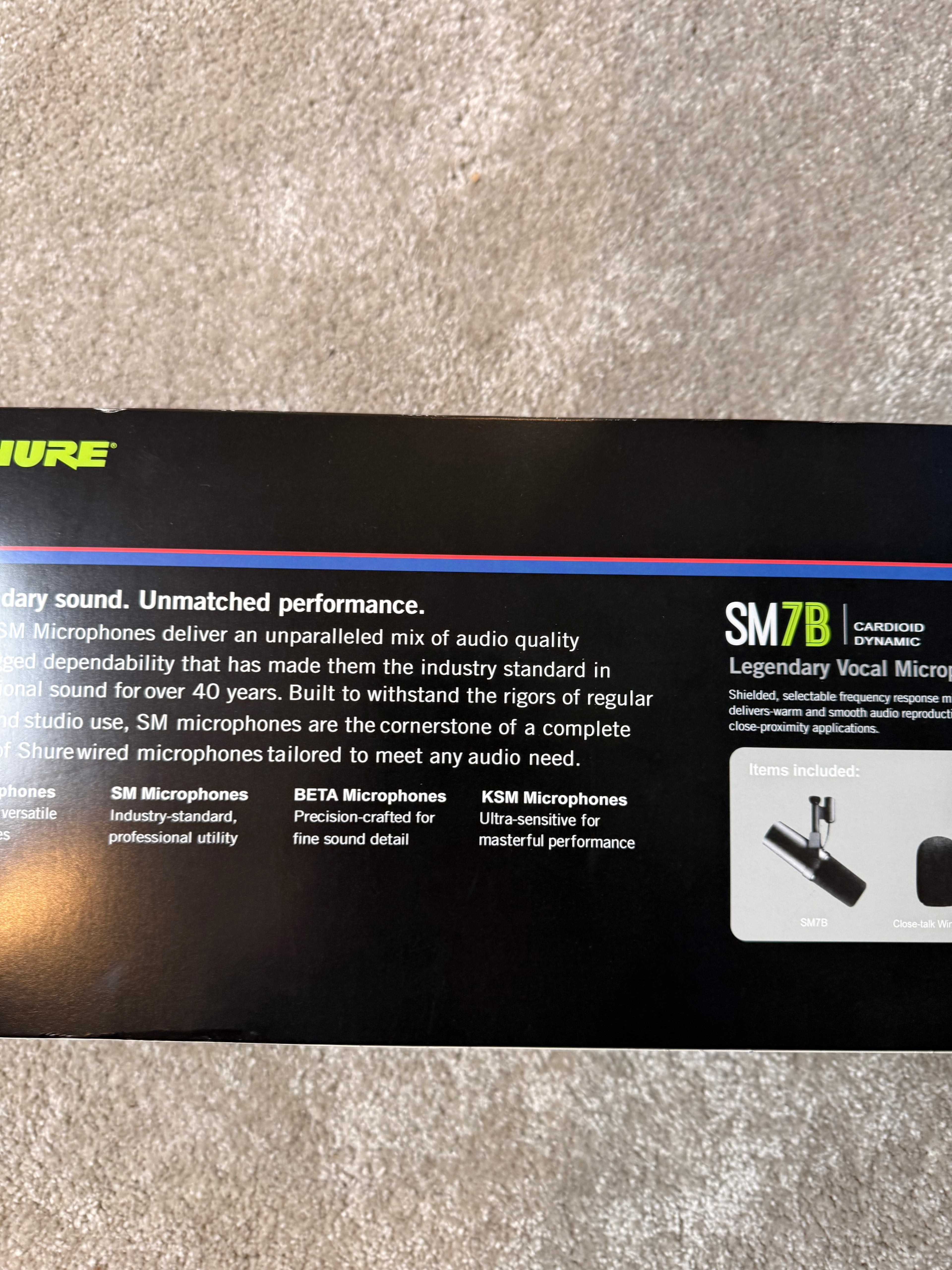 Shure SM7B Dynamic Microphone