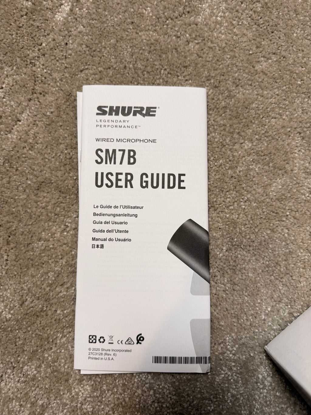 Shure SM7B Dynamic Microphone